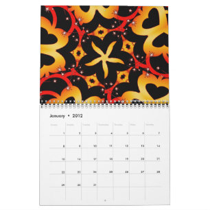 Abstract'delicaz 2012 Kalender