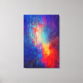 Abstracte 004 Multi Color Stretched Canvas Print (Voorkant)