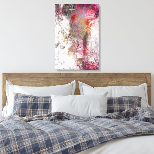 Abstracte 010 Verrekte Canvasafdruk Canvas Afdruk (Insitu (Slaapkamer))