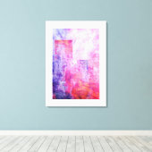 Abstracte 012 Verrekte Canvasafdruk Canvas Afdruk (Insitu (Houten vloer))