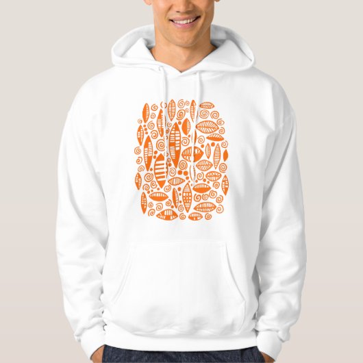 Abstracte 100813 - zwart hoodie (Voorkant)