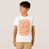 Abstracte 100813 - zwart t-shirt (Voorkant volledig)