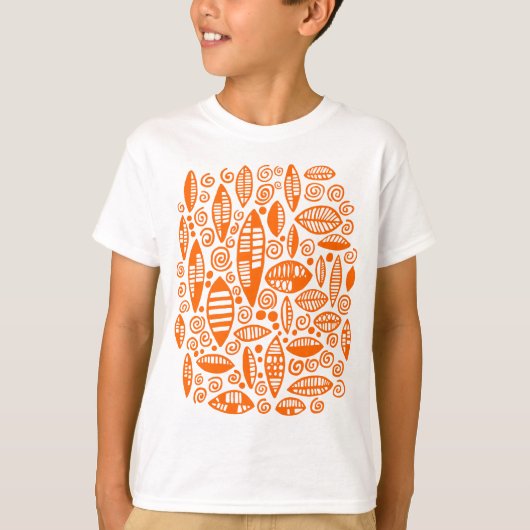 Abstracte 100813 - zwart t-shirt (Voorkant)