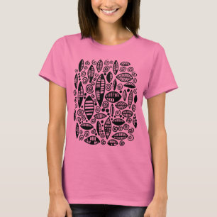 Abstracte 100813 - zwart t-shirt