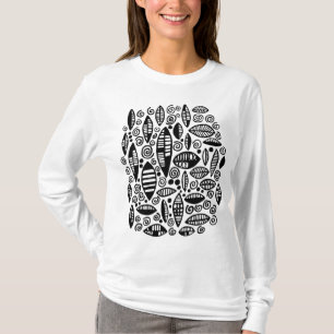 Abstracte 100813 - zwart t-shirt