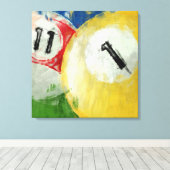 Abstracte 110 miljard en 100 miljard canvas afdruk (Insitu (Houten vloer))