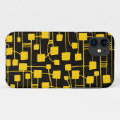 Abstracte 111211 - Amber op zwart Case-Mate iPhone Case (Achterkant (horizontaal))