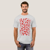 Abstracte 111211 - Rood T-shirt (Voorkant volledig)