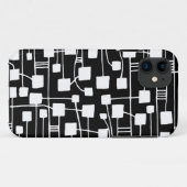 Abstracte 111211 - White on Black Case-Mate iPhone Case (Achterkant (horizontaal))
