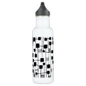 Abstracte 111211 - zwart waterfles (Rechts)