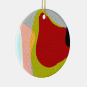 Abstracte 1117 - Colorful Pop Art Keramisch Ornament (Rechts)