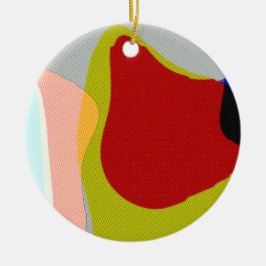 Abstracte 1117 - Colorful Pop Art Keramisch Ornament