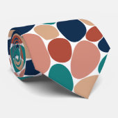 Abstracte 160417 Grote - Minerale kleuren Stropdas (Opgerold)