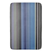 Abstracte #1: Blauw en grijs Badmat (Voorkant Verticaal)
