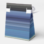 Abstracte #1: Blauw en grijs Bedankdoosjes (Achterkant)