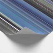 Abstracte #1: Blauw en grijs Cadeaupapier (Hoek)