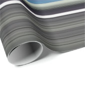 Abstracte #1: Blauw en grijs Cadeaupapier (Rol Hoek)