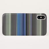 Abstracte #1: Blauw en grijs Case-Mate iPhone Case (Achterkant (horizontaal))