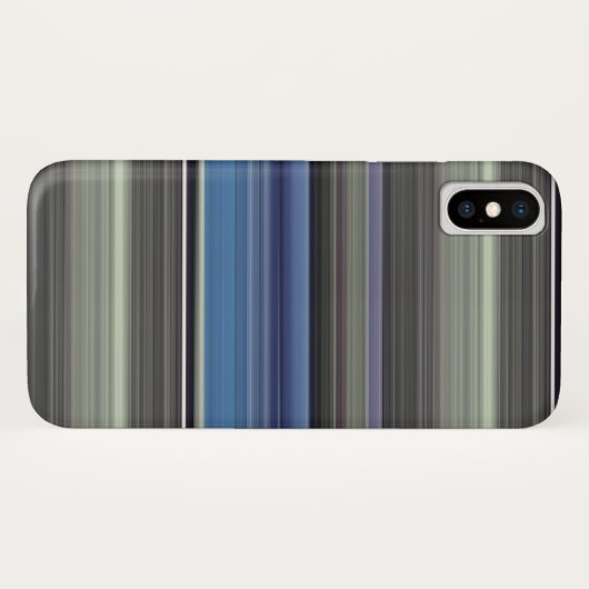 Abstracte #1: Blauw en grijs Case-Mate iPhone Case (Achterkant (horizontaal))