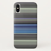 Abstracte #1: Blauw en grijs Case-Mate iPhone Case (Achterkant)
