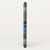 Abstracte #1: Blauw en grijs Case-Mate iPhone Case (Achterkant / rechts)