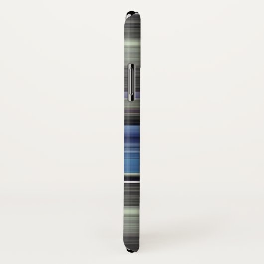 Abstracte #1: Blauw en grijs Case-Mate iPhone Case (Achterkant / rechts)