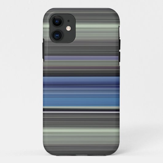 Abstracte #1: Blauw en grijs Case-Mate iPhone Case (Achterkant)