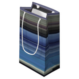 Abstracte #1: Blauw en grijs Klein Cadeauzakje