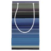 Abstracte #1: Blauw en grijs Klein Cadeauzakje (Voorkant)