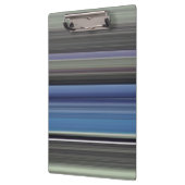 Abstracte #1: Blauw en grijs Klembord (Links)