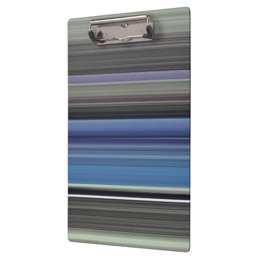 Abstracte #1: Blauw en grijs Klembord (Links)