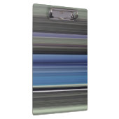 Abstracte #1: Blauw en grijs Klembord (Rechts)