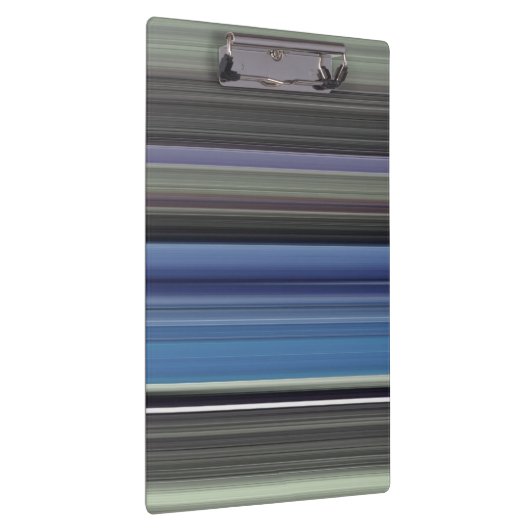 Abstracte #1: Blauw en grijs Klembord (Rechts)