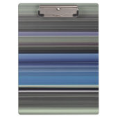 Abstracte #1: Blauw en grijs Klembord (Voorkant)