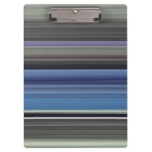 Abstracte #1: Blauw en grijs Klembord (Voorkant)