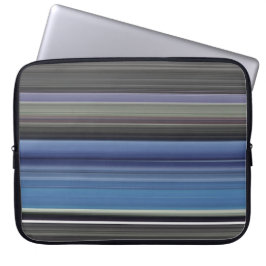 Abstracte #1: Blauw en grijs Laptop Sleeve