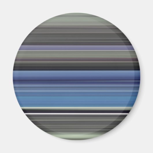Abstracte #1: Blauw en grijs Magneet (Voorkant)