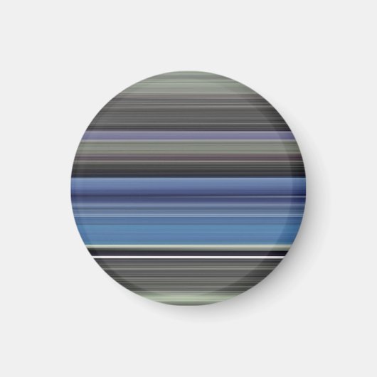 Abstracte #1: Blauw en grijs Magneet (Voorkant)