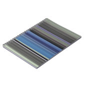 Abstracte #1: Blauw en grijs Notitieboek (Linkerzijde)