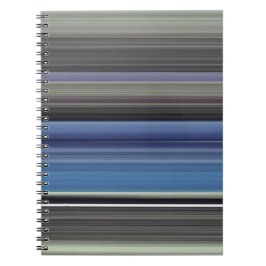 Abstracte #1: Blauw en grijs Notitieboek