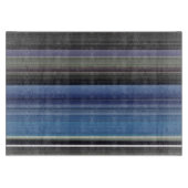 Abstracte #1: Blauw en grijs Snijplank (Voorkant)