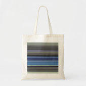 Abstracte #1: Blauw en grijs Tote Bag (Voorkant)