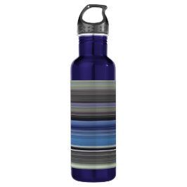 Abstracte #1: Blauw en grijs Waterfles