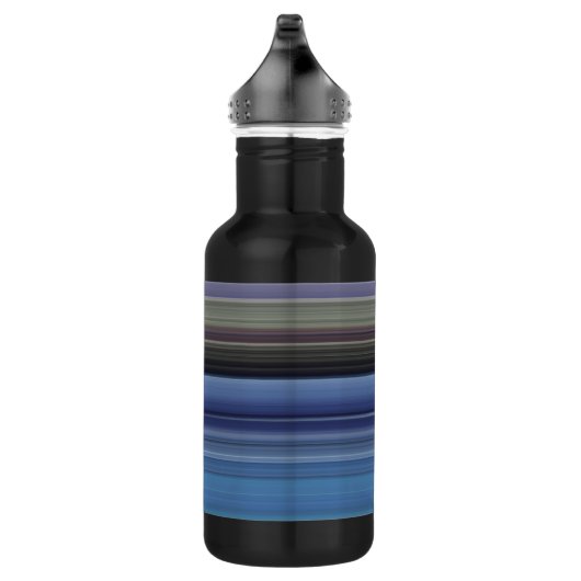 Abstracte #1: Blauw en grijs Waterfles (Rechts)