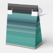 Abstracte #1: Blauwgroen en grijs Bedankdoosjes (Achterkant)