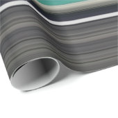 Abstracte #1: Blauwgroen en grijs Cadeaupapier (Rol Hoek)