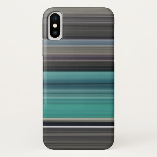 Abstracte #1: Blauwgroen en grijs Case-Mate iPhone Case (Achterkant)