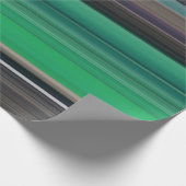 Abstracte #1: Groen en grijs Cadeaupapier (Hoek)