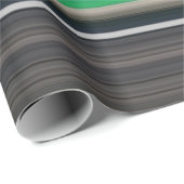 Abstracte #1: Groen en grijs Cadeaupapier (Rol Hoek)