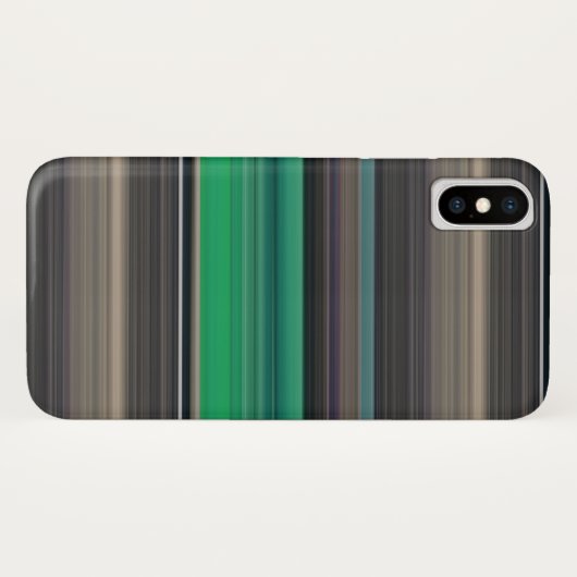 Abstracte #1: Groen en grijs Case-Mate iPhone Case (Achterkant (horizontaal))